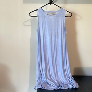 Tank dress with side pockets and tie detail on back S